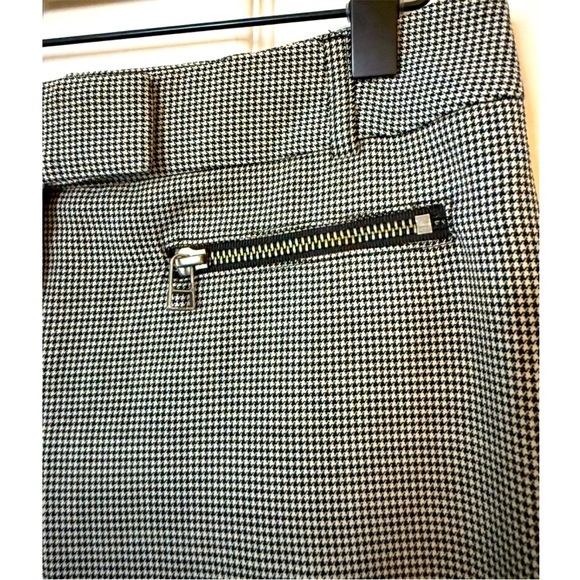 EUC Veronica Beard Houndstooth Zip Pocket Ankle Pants Size 4 Business Career - Picture 7 of 8